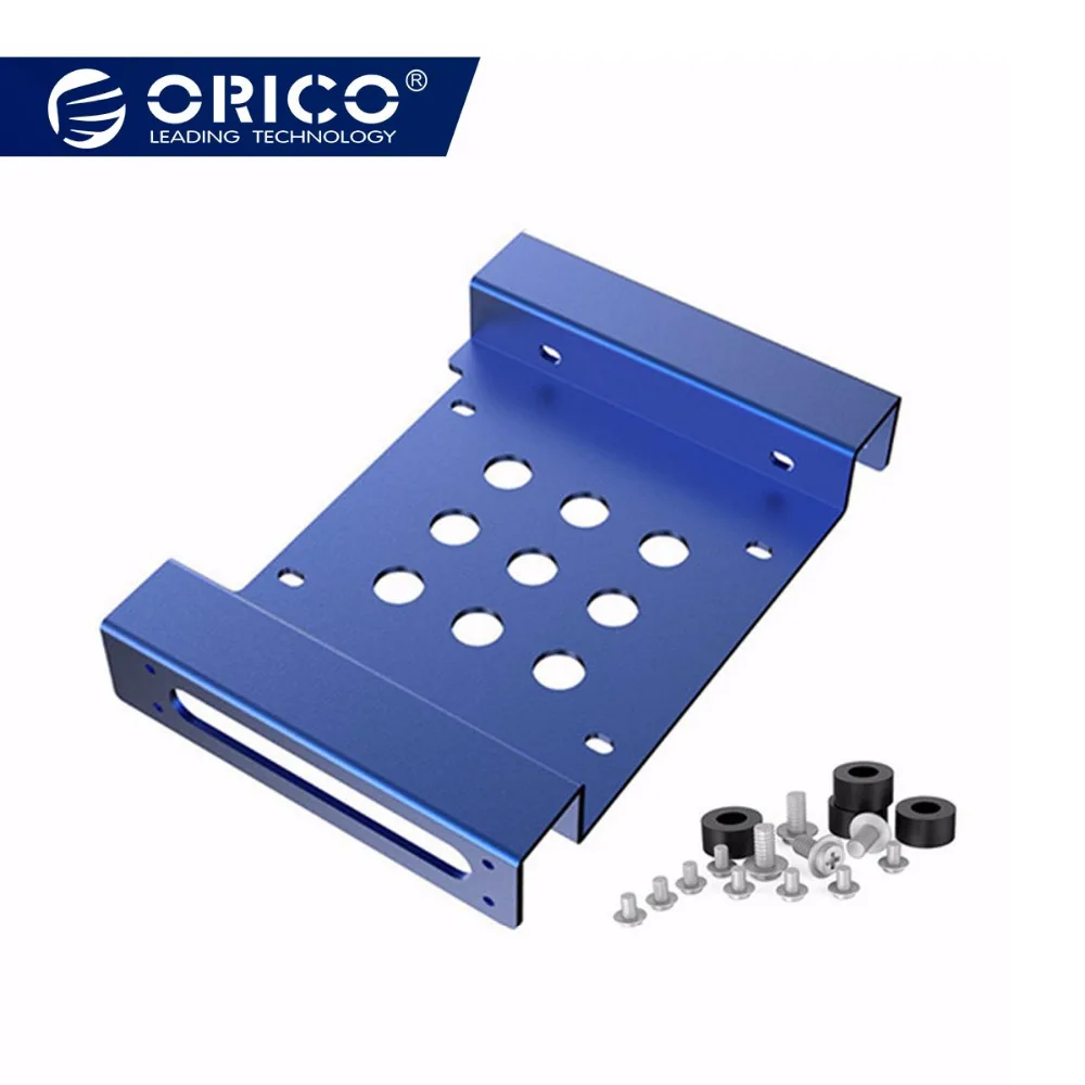 

ORICO Aluminum 5.25 inch to 2.5 or 3.5 Inch Internal Hard Disk Drive Mounting Kit with Screws and SHOCK Absorption Rubber Washer