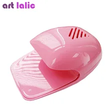 Hot Selling New Arrival 2016 Mini Portable Nail Polish Dryer Fan Nail Art Drying Polish Blow Dryer PINK Art lalic