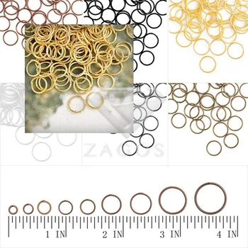

30g Approx 100pcs 14mm Iron Round Open Jump Rings Gauge 16 Hoop Key Rings Making DIY Bracelet Jewelry Wholesale JR0223