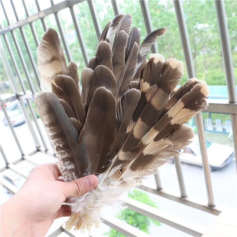 

10pcs Scarce natural real eagle feather 15-28cm/6-12inch DIY