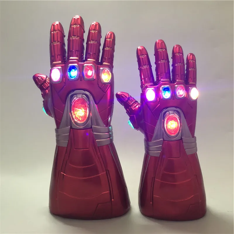 1:1 светодиодный светильник Thanos Gauntlet War cosplay светодиодный перчатки подарок костюм Хэллоуин реквизит