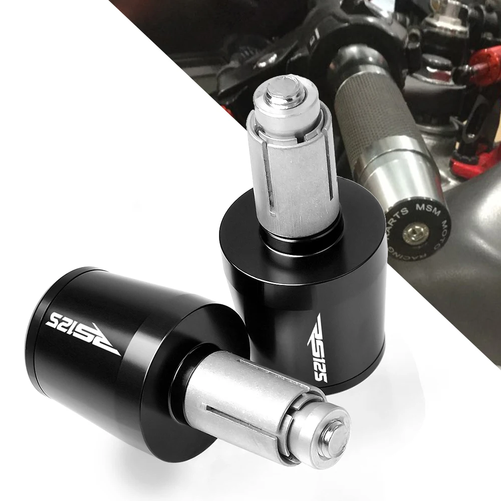 

Motorcycle Handlebar Gear Balanced Plug Slider CNC Aluminum Handle Bar Ends For APRILIA RS 125 RS125 1996 1997 1998 2004 2005