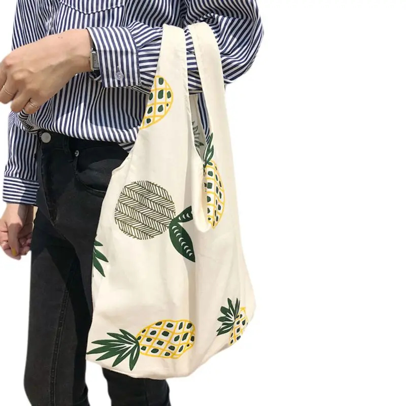 Многоразовые хозяйственные сумки большие складные эко продуктовые сумки Сумка для хранения сумка-тоут - Цвет: C