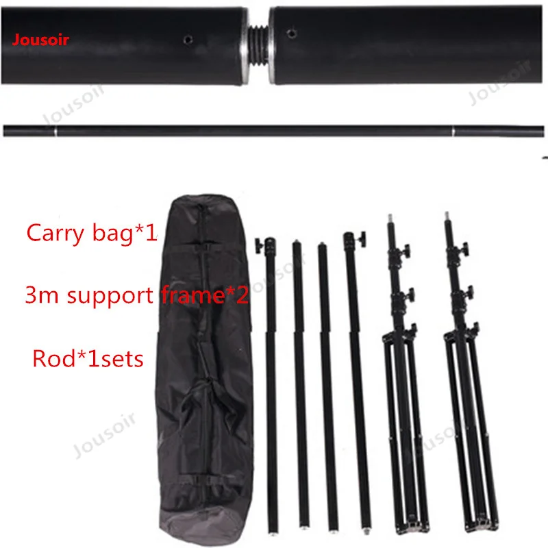 

Photography background frame 3 m 4 m long background film tent curtain cloth curtain rail ultra wide stent CD50 T03