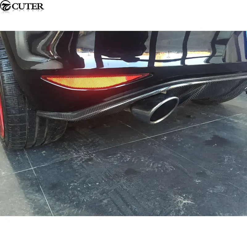Двухсторонний одинарный карбоновый бампер Golf 7 MK7 GTI для VW VII комплект