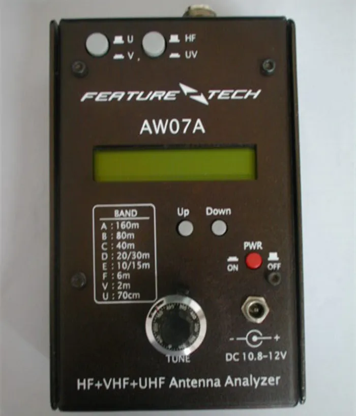 HAM Radio shortwave radio HF + UV talkie radio hand sets multiband antenna analyzer AW07A 1.5-490MHZ