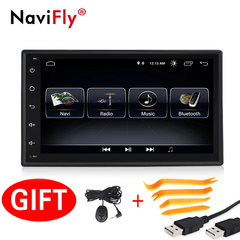 Discount 2din Android8.1 Quad-core Car radio GPS player For  TOYOTA Nissan Volkswagen Hyundai Honda KIA  Lada mazda Free shipping 5