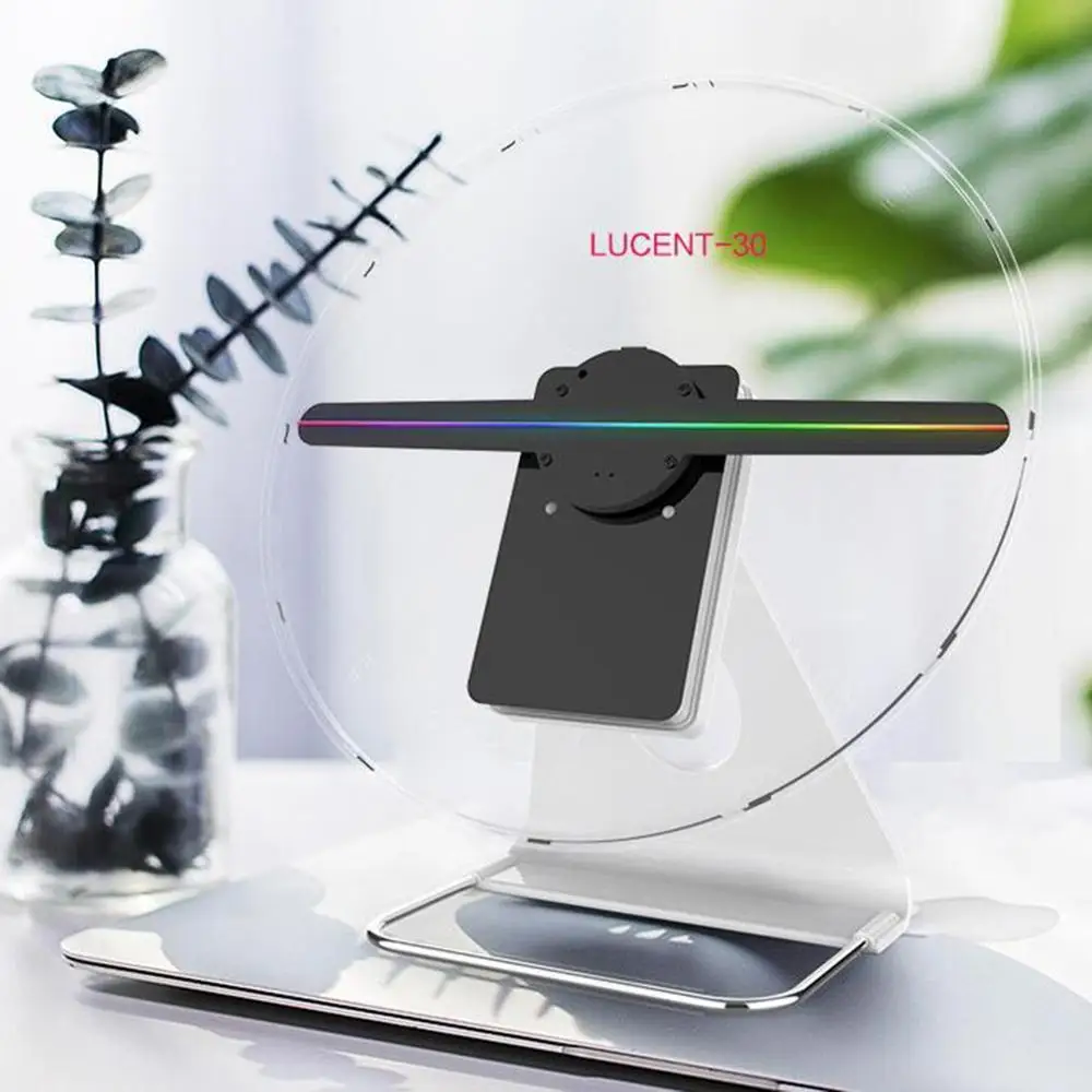 3D Holographic Projector Display Fan LED Hologram Player Lamp Rechargeable Video Light 30cm 256 LED 2019 New Arrival 3D Holographic Projector Display Fan LED Hologram Player Lamp Rechargeable Video Light 30cm 256 LED 2019 New Arrival