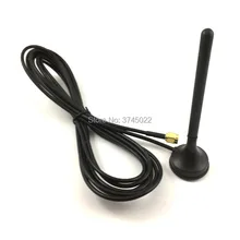 1 шт. 3g 4 г Wi-Fi маршрутизатор Антенна всасывающий автомобиль установлен SMA штекер разъем 3dbi с кабель RG174 300 см