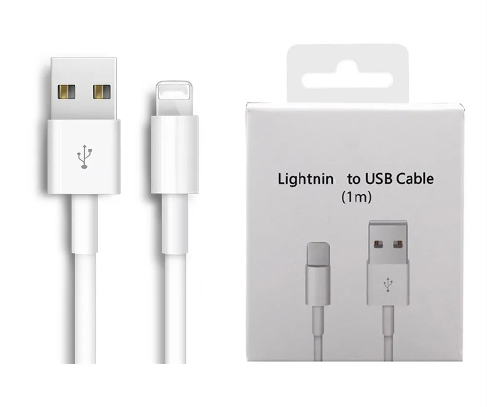 USB кабель для Lightning iPhone 5 5S 6 6S 7 8 Plus X XS Max XR SE провод для быстрой зарядки 1 м 2 м usb кабель для зарядки и синхронизации данных