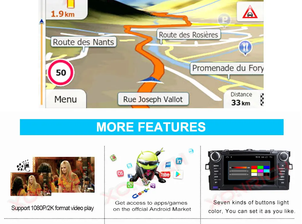 Top Car Multimedia Player 2 Din Android 9.0 DVD Automotivo For TOYOTA/AURIS/Altis/COROLLA 2012 2013 Radio FM 4 Core Wifi GPS Navi 25 Top Car Multimedia Player 2 Din Android 9.0 DVD Automotivo For TOYOTA/AURIS/Altis/COROLLA 2012 2013 Radio FM 4 Core Wifi GPS Navi 25