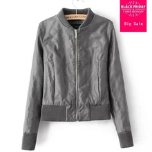 Новое модное зимнее пальто Женская куртка из искусственной кожи розовая строчка брендовая куртка рукав мотоциклетная кожаная куртка s W521