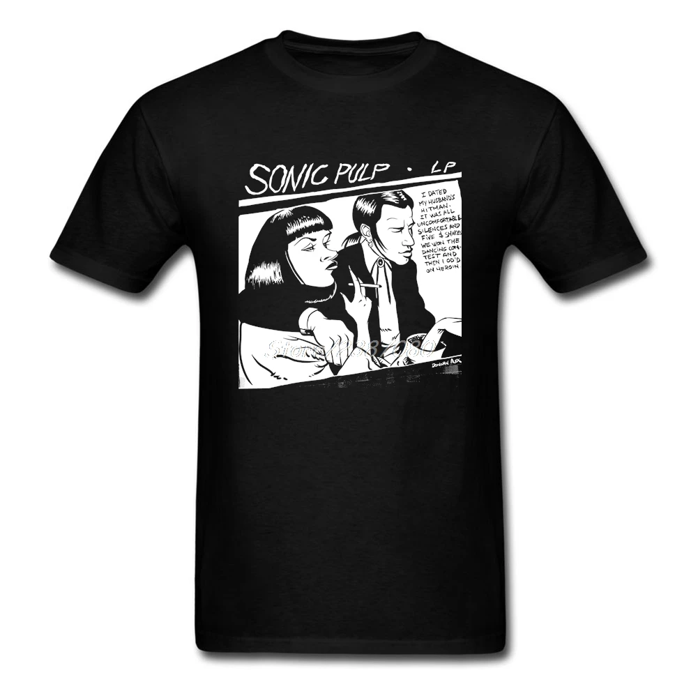 Необычная футболка с коротким рукавом круглым вырезом|t shirt custom|pulp fiction t shirtfunny shirts