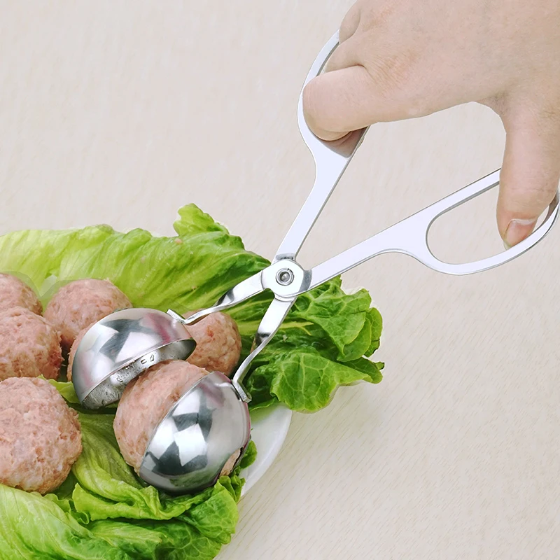 Meatball зажим из нержавеющей стали щипцы для птицы Кухонные гаджеты формы мясных
