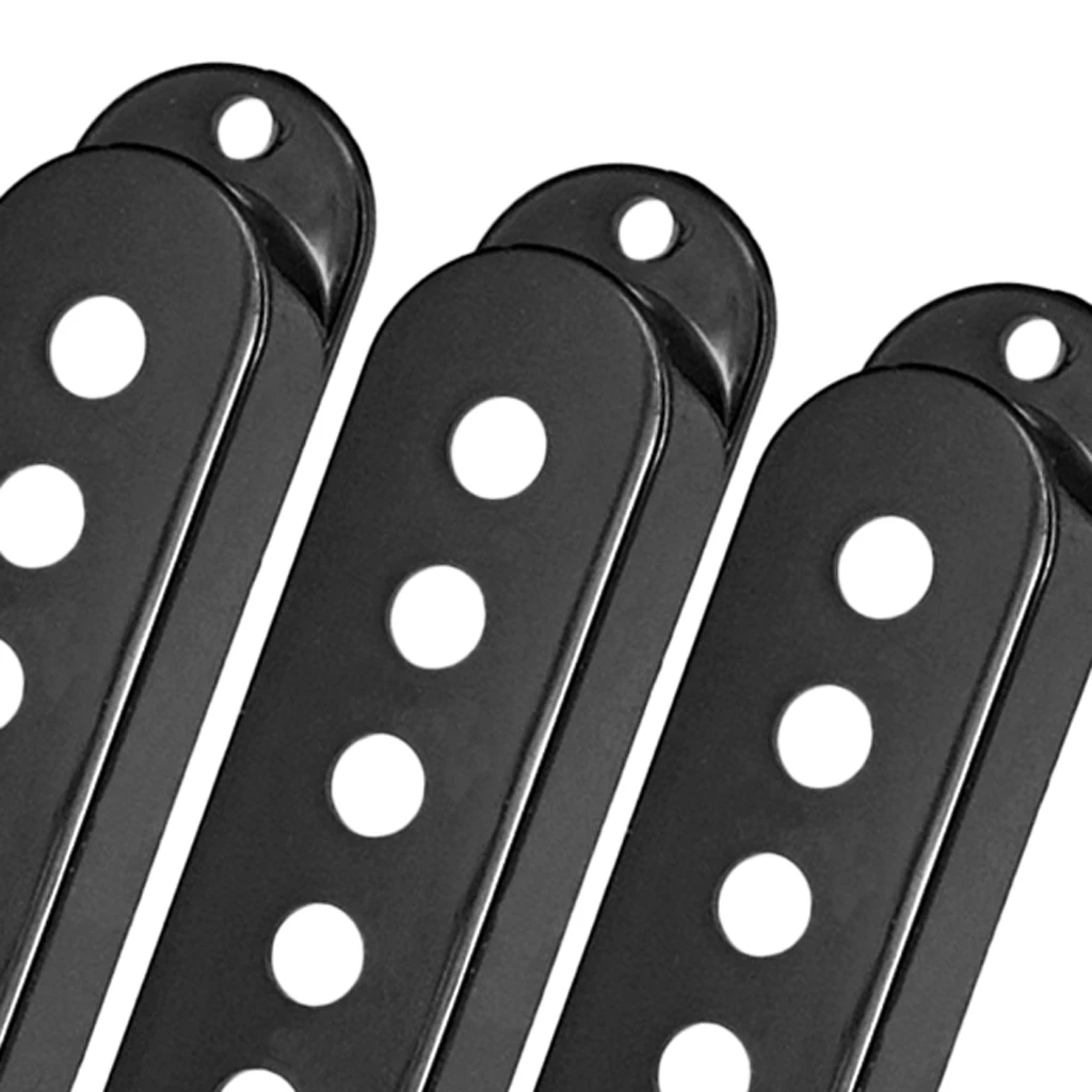 3pcs Single Coil SSS Humbucker Pickup Covers for Strat ST Squier SQ Electric Guitar Replacement Parts