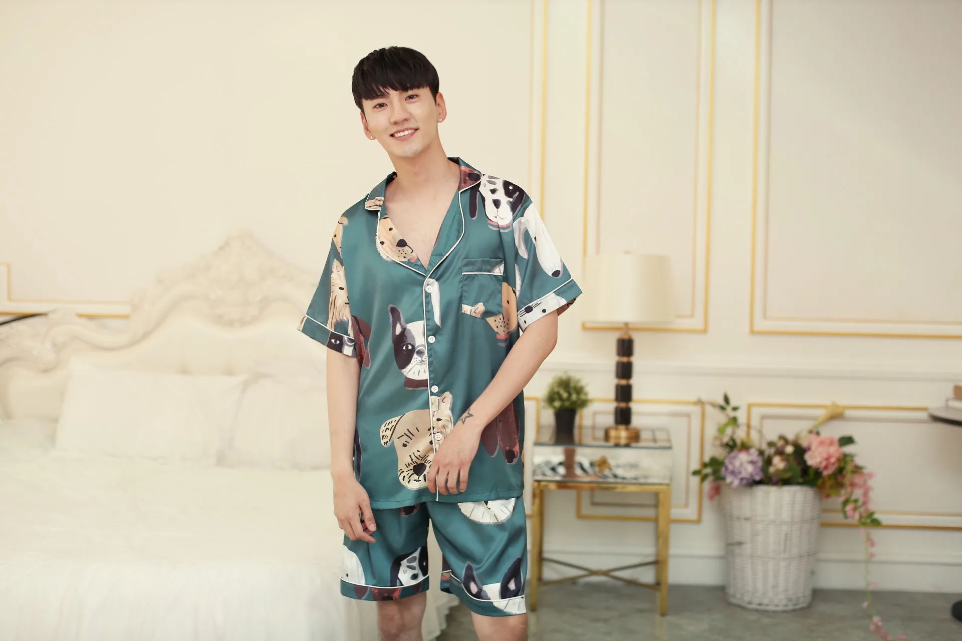 Silk sleep set shorts Outlet