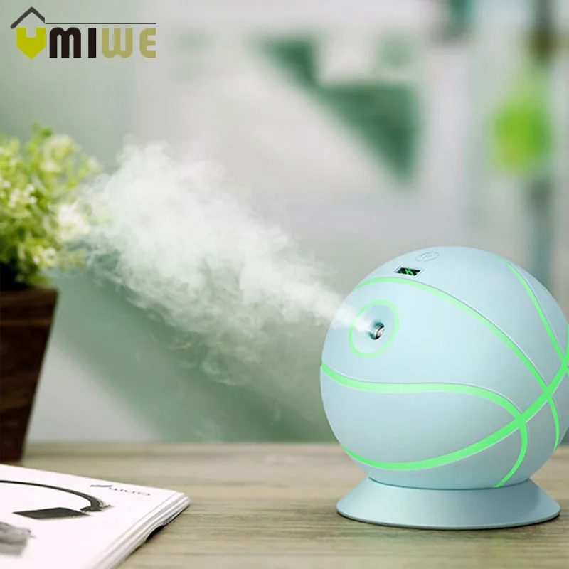 

Basketball 4-in-1 humidifier Ultrasonic Moisturizing Essential Diffuser LED mini Mist Maker Fogger Car Home USB Air Humidifier