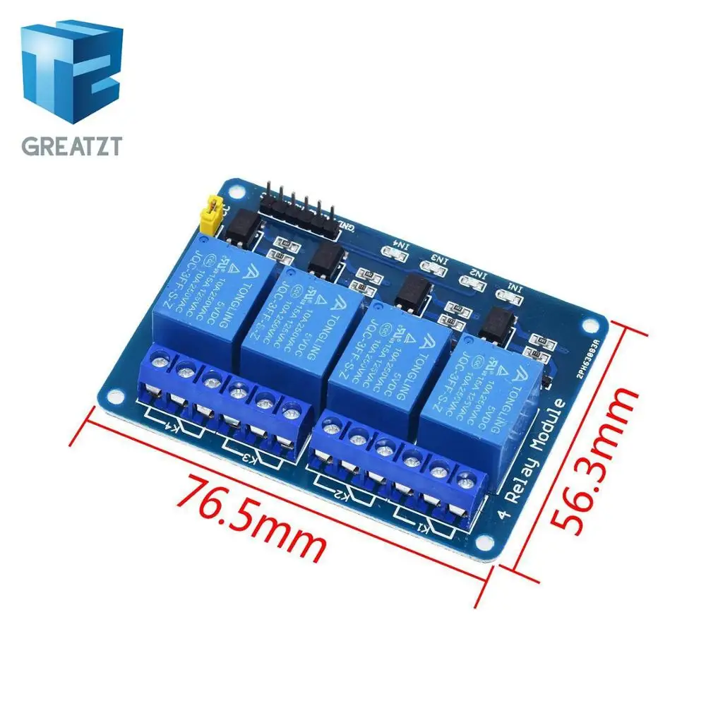 1 шт. 4 канала релейный модуль с оптопарой. Реле Выход способ для Arduino В наличии|relay