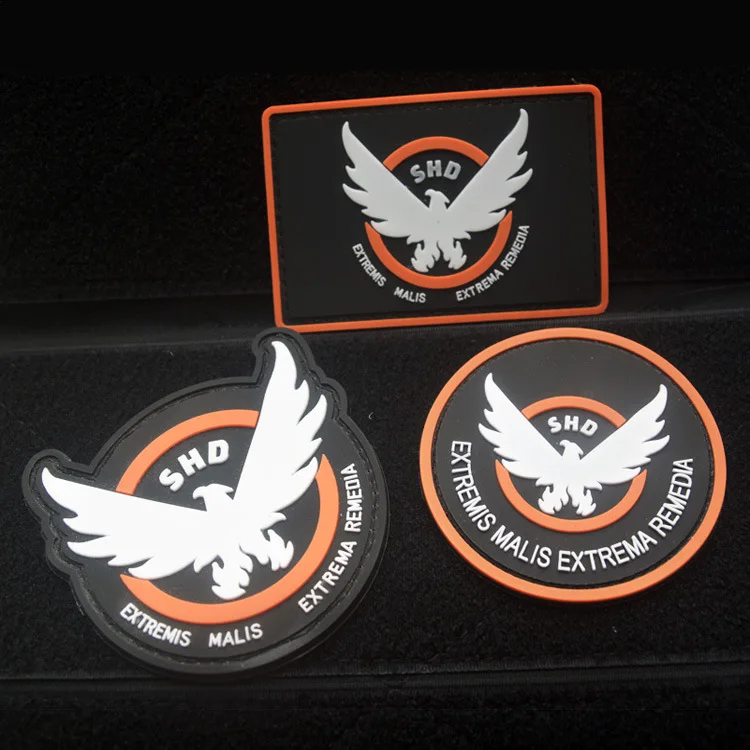 Игра страйкбол Косплей ПВХ патч The Division SHD Wings Out бейдж моральная, военная наклейка на одежду резиновая нашивка