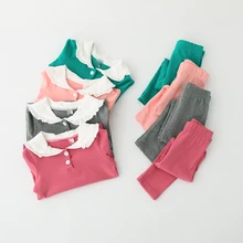 baby pajamas Suit Spring Summer girls Clothing set Kids cotton 2 pcs Children outfit home Tracksuit clothes for girls sleepwear