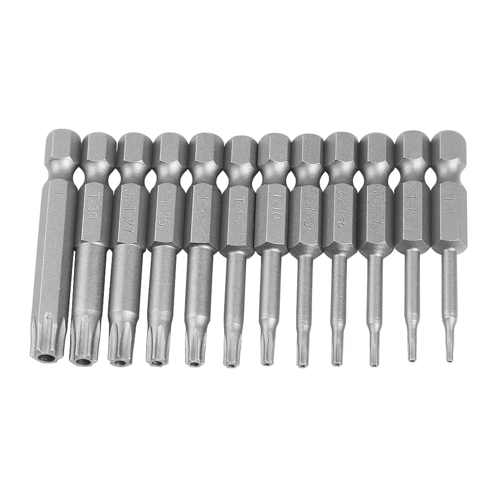Super PDR Tools 12 шт. (T5-T40) электрическая отвертка с торцевой головкой Torx