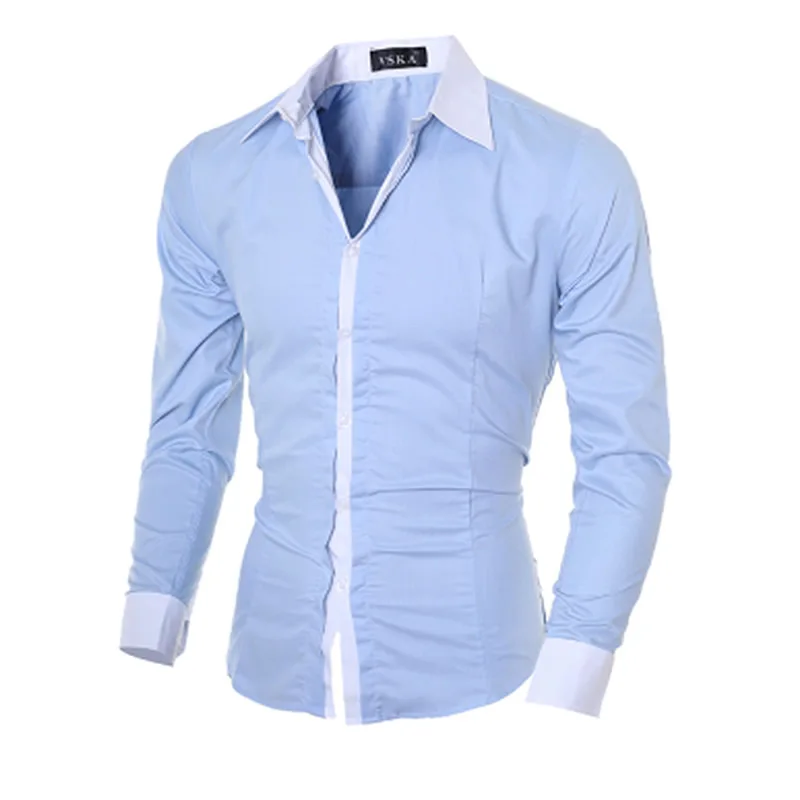 The New 2017 Spring Autumn Cotton Shirts High Quality Mens Casual Shirt