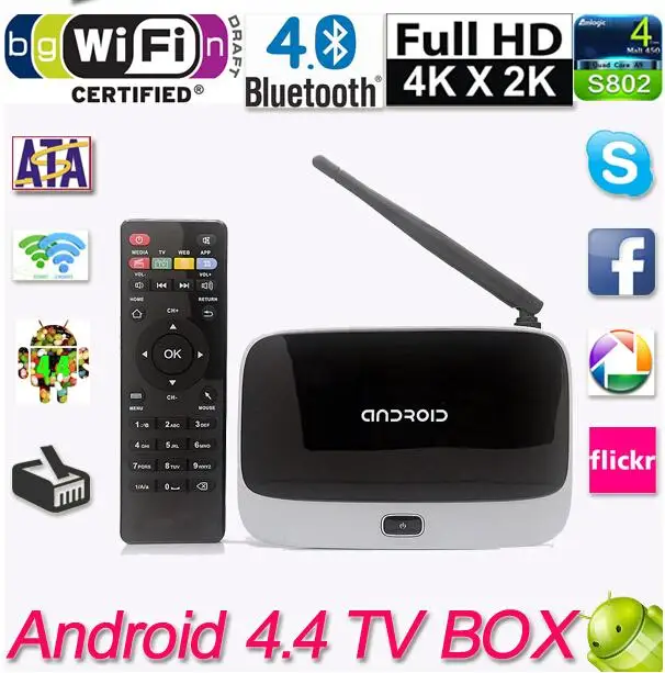 

2015 Full HD XBMC Fully Load CS918 mk888  Android TV Box Quad Core 2GB/8GB  smart tv Media Player Bluetooth WiFi Antenna