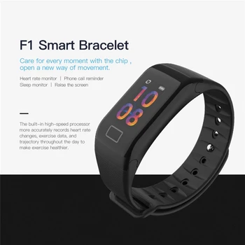 

F1 Smart Wristband Blood Pressure Waterproof Color Screen Sports Bracelet Heart Rate Monitor Smart Wristband Smartwatch Bracelet