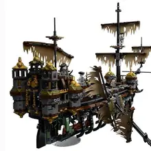 2344 шт. пиратский корабль серии The Slient Mary набор для детей развивающие строительные блоки кирпичи игрушки модель подарок 71042