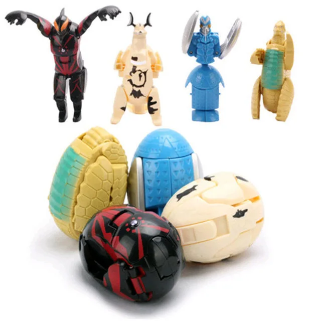 

2pcs / lot My World deformed eggs Altman toy action figure toy conversion scale models of child boy