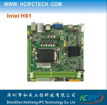 HCIPC M4211-3 ITX-HCM61X11F,LGA1155 H61 Mini ITX Motherboard,2PCIE,PCIE 16X,1COM,SPDIF,GPIO,1LAN,2DDR3,8USB,VGA+HDMI,ATX