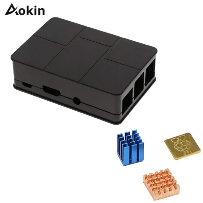 Новый Raspberry Pi 3 чехол ABS черный защитный Чехол Корпус коробка для Model B|Аксессуары