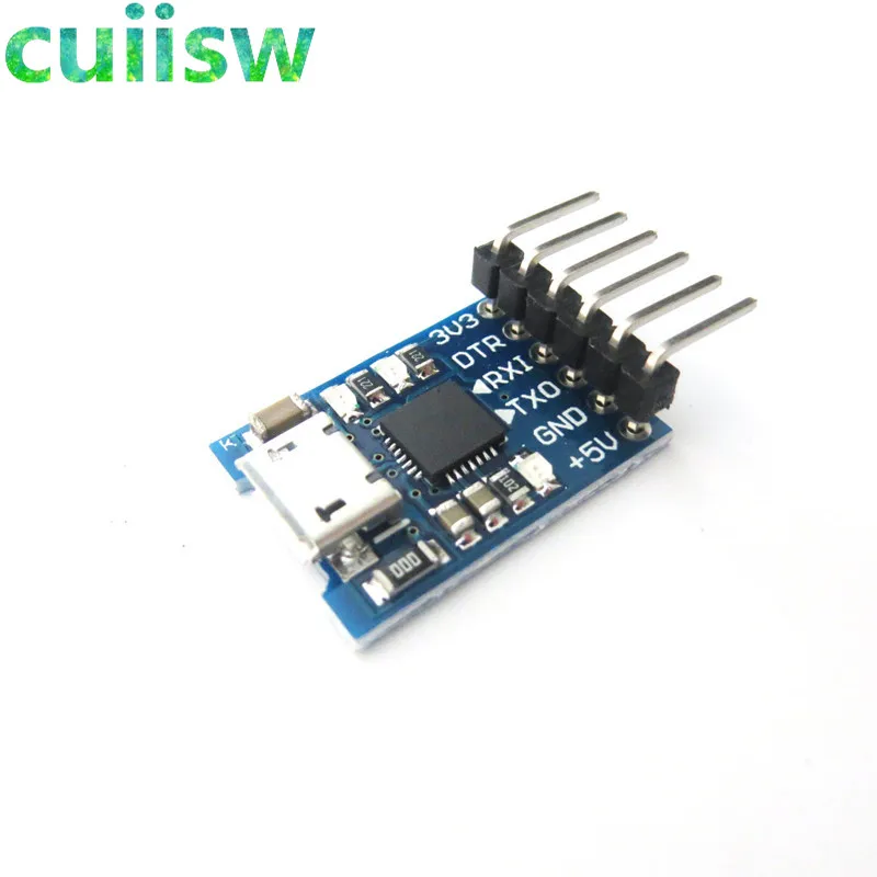 5PCS CP2102 MICRO USB to UART TTL Module 6Pin Serial Converter STC Replace FT232