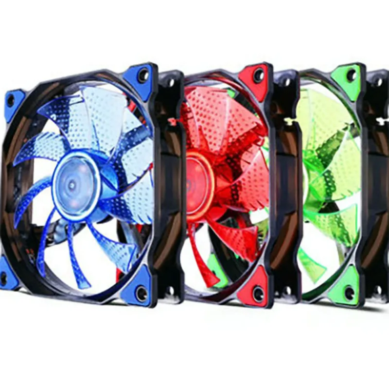 

120mm PC Computer Ultra Silent Fan Heatsink Cooler Cooling Fans High-end Streamer Host Fan with Anti-vibration Pad