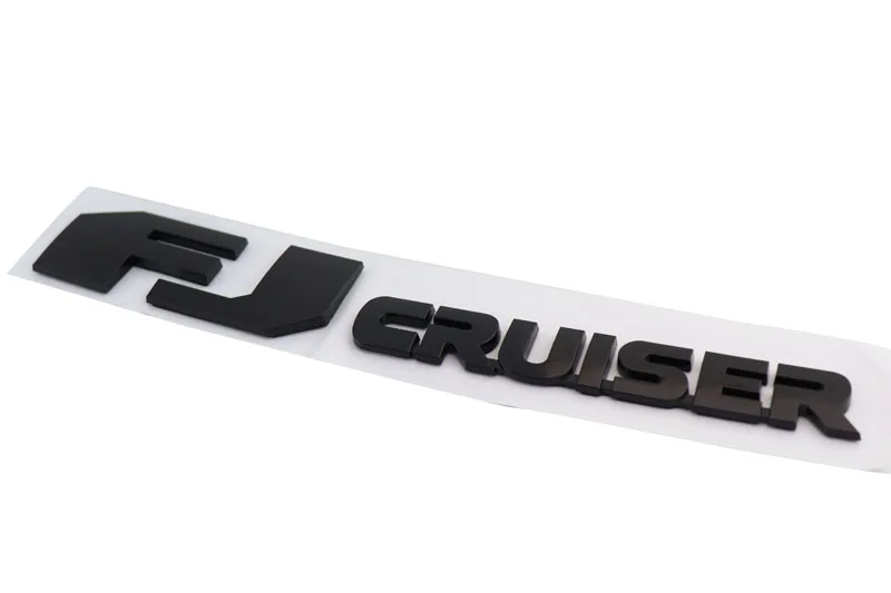 Глянцевый черный FJ Cruiser для 2007 2014 Дверь Задняя эмблема значок наклейка|Наклейки