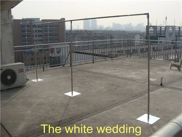 

3m high x 6m wholesale Wedding Backdrop Stand with expandable Rods Backdrop Frame