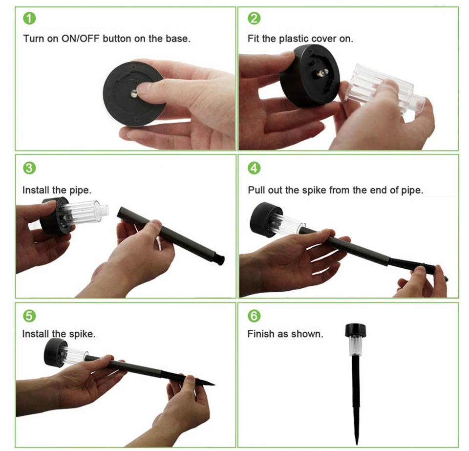 black solar lawn lamp18