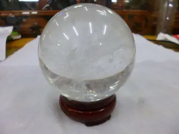 

612g(1.35 lb) Natural Clear Quartz Crystal Sphere Ball Healing