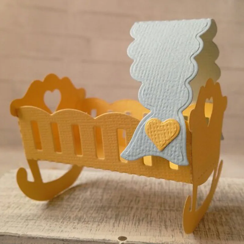 

ForeWan Baby Stroller Frame Stitch Metal Cutting Dies for Scrapbooking Album Card Making New Arrival Embossing Die Cuts Template