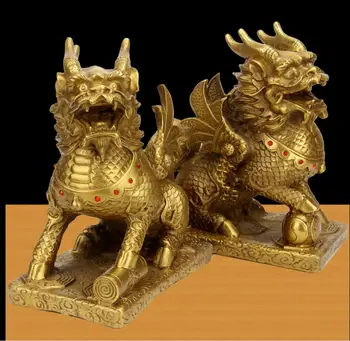 

YM 522 The craft of the pure copper kylin and the eight diagrams of the UnicorN