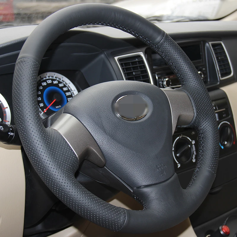 Чехол из искусственной кожи для руля Toyota Corolla 2006 2010 EX|leather steering wheel cover|steering coverwheel