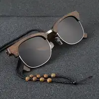 BOBO BIRD ออกแบบแบรนด์หรูแว่นตากันแดด Ebony ไม้ Handmade Sun แว่นตา Dropshipping