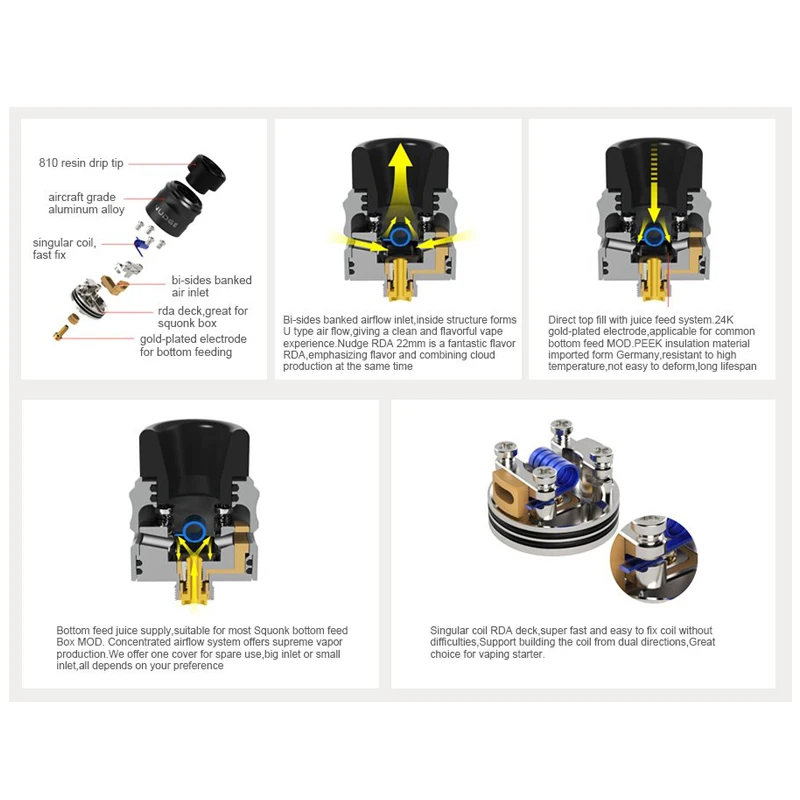 wotofo NUDGE RDA 22mm 2