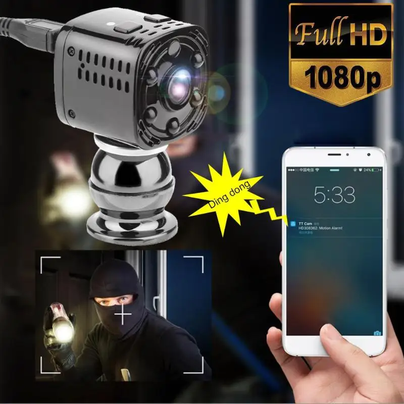 

HDQ12 Mini Wifi Camera HD 1080P Camera Night Vision Mini Camcorder Action Camera DV Video Voice Recorder Micro Cameras Hot Sale