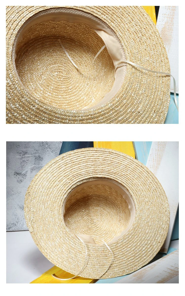 Летние соломенные шляпы унисекс для женщин с широкими полями, плоская подошва, Пляжная Панама, Sombreros Mujer, мужская шляпа-канотье, Chapeu Masculino