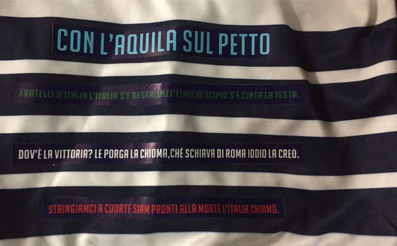 2019 FINALE TIM CUP Match Details Lazio FUll Sponosor Patch Badge футбольная нашивка с