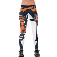 Штаны с высокой талией, модные женские штаны с 3d принтом тигра, сексуальные удобные спортивные брюки