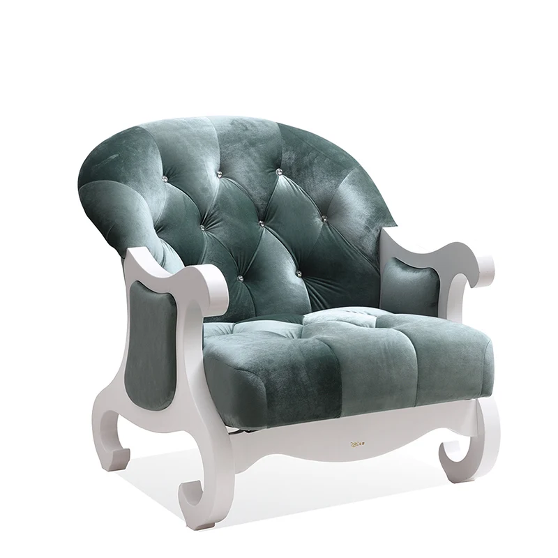 Velvet U-shaped Three seats leisure sofas Europe And America style modern living room sofa high quality flannel furniture