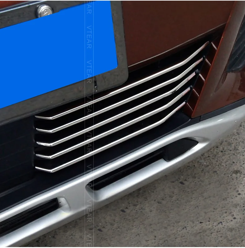 Vtear для peugeot 3008 3008GT аксессуары для внешней решетки радиатора для автомобиля накладка из нержавеющей стали ремонт продукта