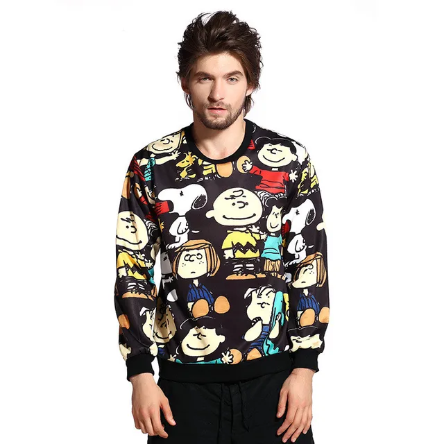 2015 marca Tide sudaderas de dibujos animados cacahuetes